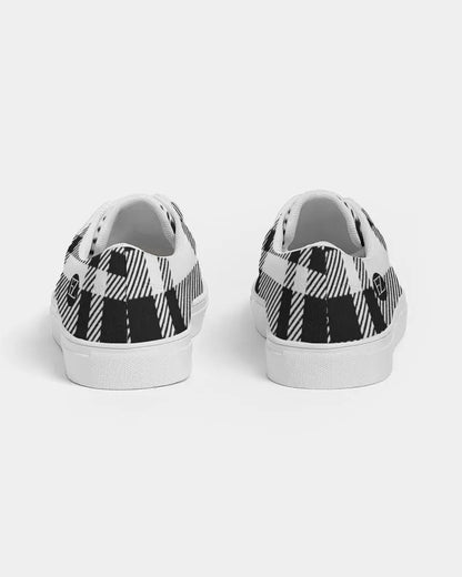 PLAID FLITE Women's Lace Up Canvas Shoe Kin Custom