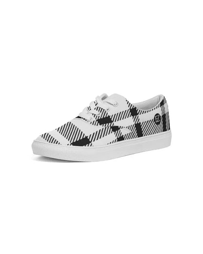 PLAID FLITE Women's Lace Up Canvas Shoe Kin Custom