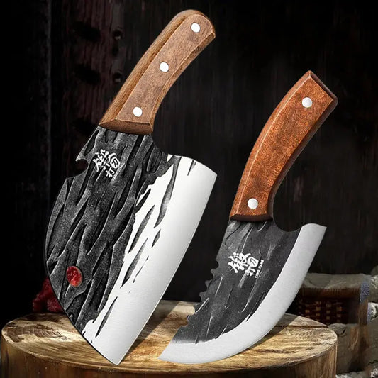 Professional Meat Cleaver Chopping Knife Cutting Kitchen Chopping Knives Utility Boning Stainless Steel Fruit Fish Butcher Knife FZwear