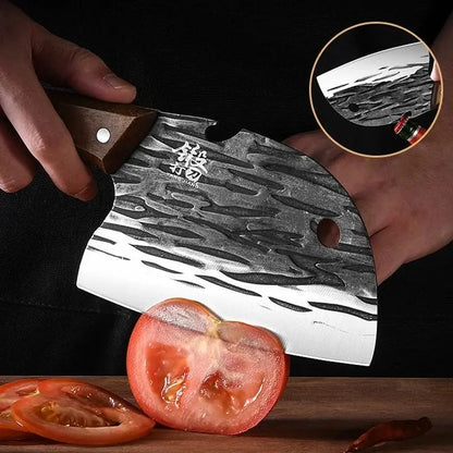 Professional Meat Cleaver Chopping Knife Cutting Kitchen Chopping Knives Utility Boning Stainless Steel Fruit Fish Butcher Knife FZwear