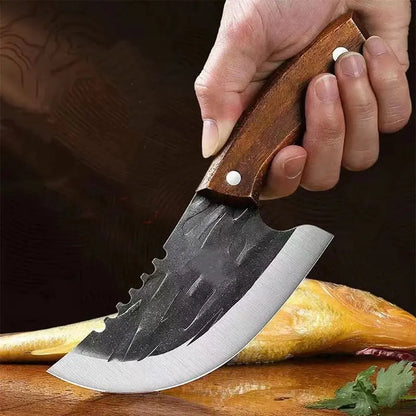 Professional Meat Cleaver Chopping Knife Cutting Kitchen Chopping Knives Utility Boning Stainless Steel Fruit Fish Butcher Knife FZwear