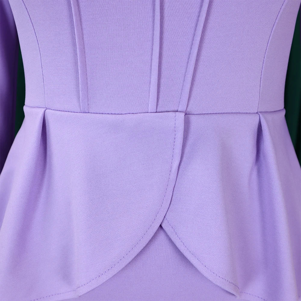 FZ Women's Square Neck Full Sleeve Ruffles Package Hips Mid Calf Church Dress