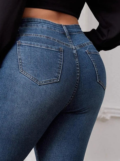 plus size skinny jeans for women full length high waist stretchy pencil women jeans autumn legging stretchy washing 100kgs jeans FZwear