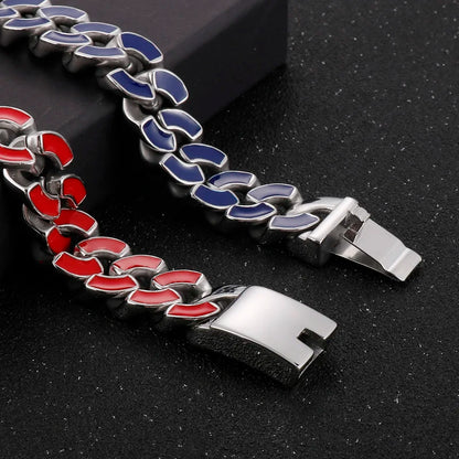 FZ  Crub Stainless Steel Cuban Chain Bracelet - FZwear