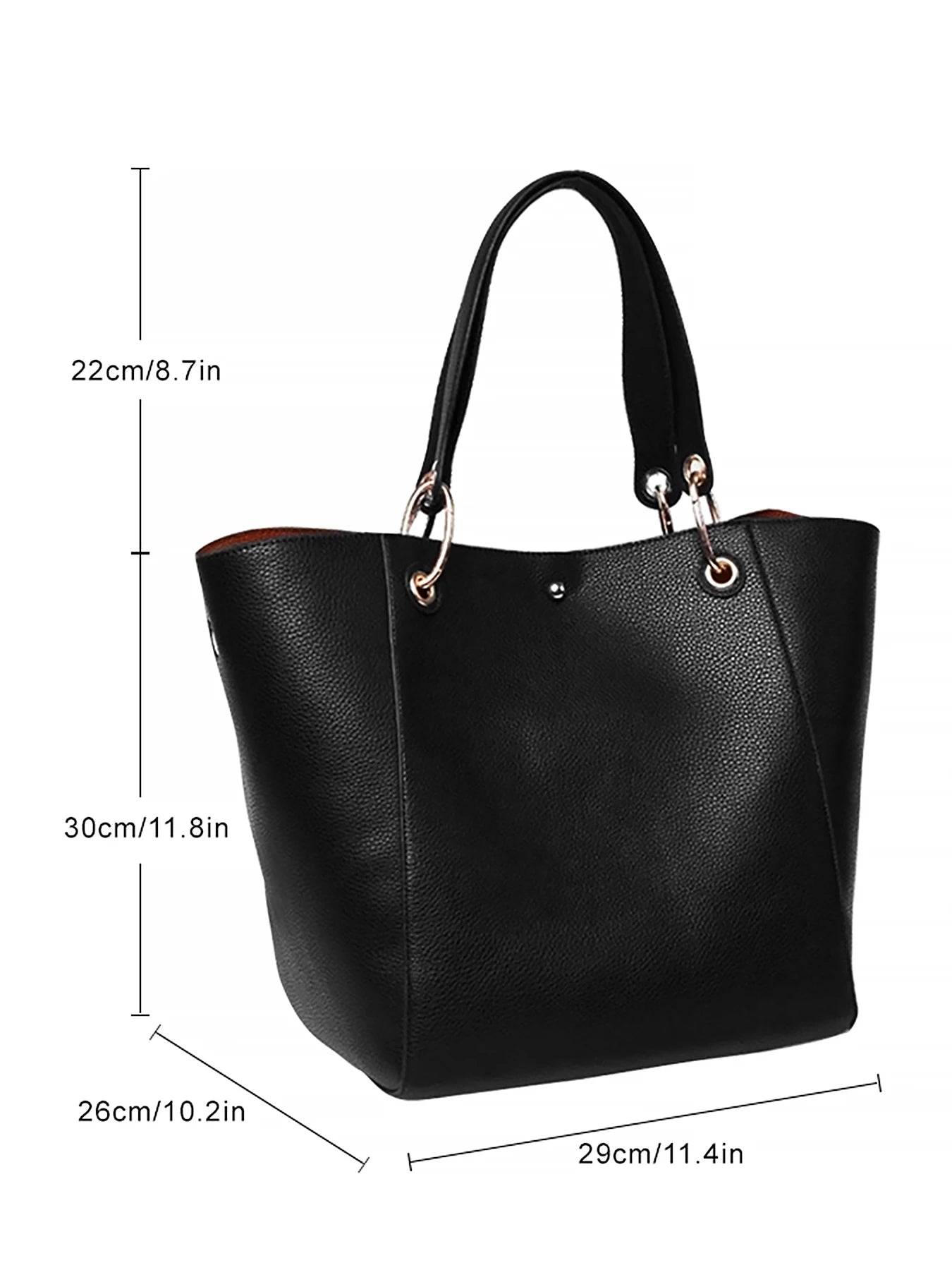 FZ Women's Large Tote Waterproof PU Leather Handbag