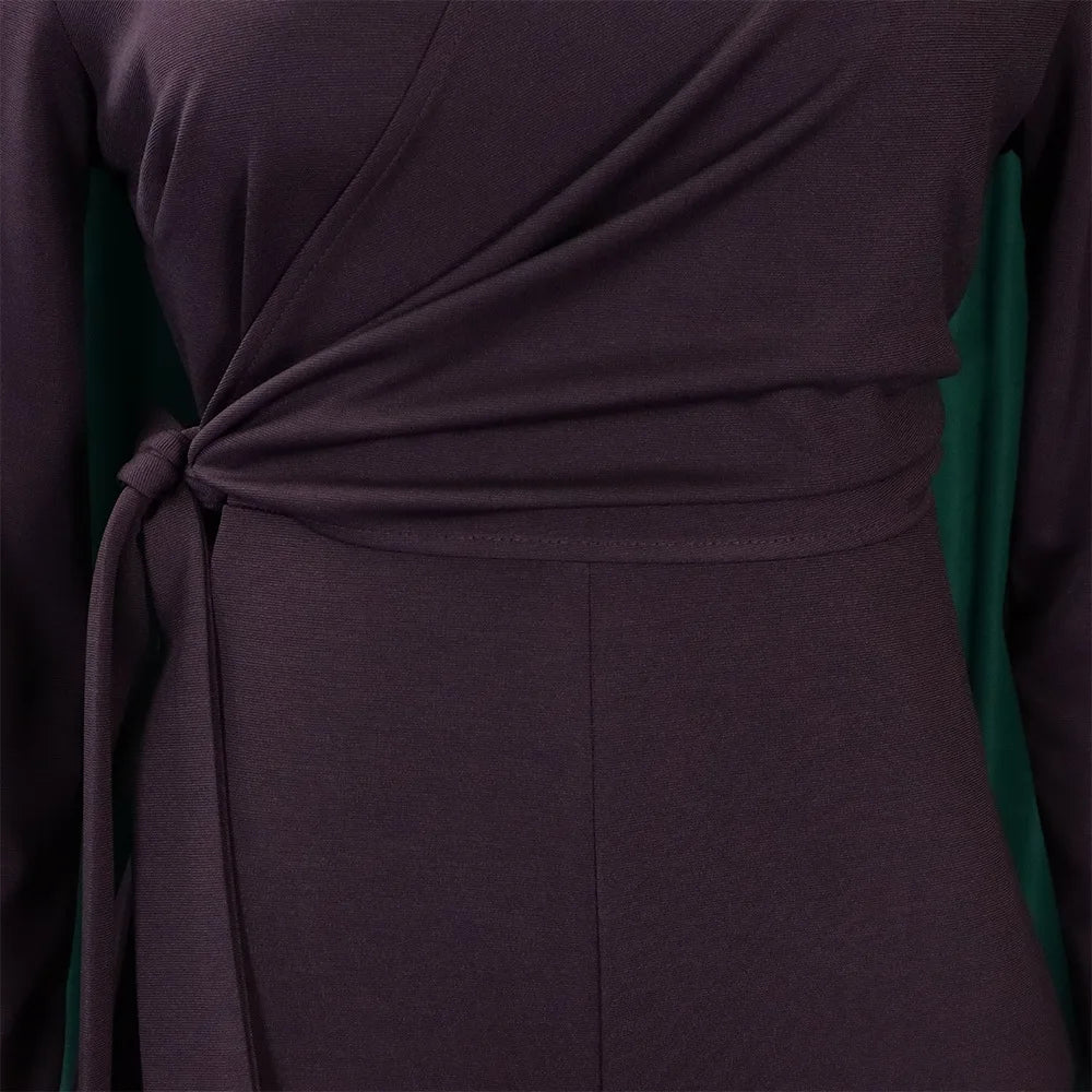 FZ Women's Elegant Long Sleeve Solid High Waisted SheathJumpsuit - FZwear