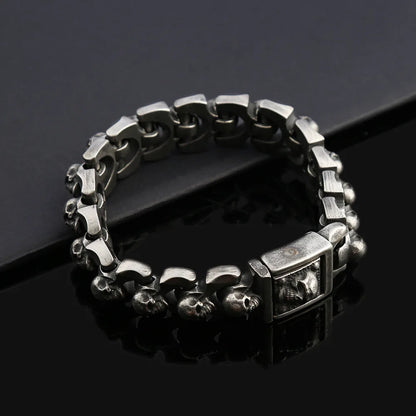 FZ Stainless Steel fDomineering Hip Hop Style Skull Bracelet