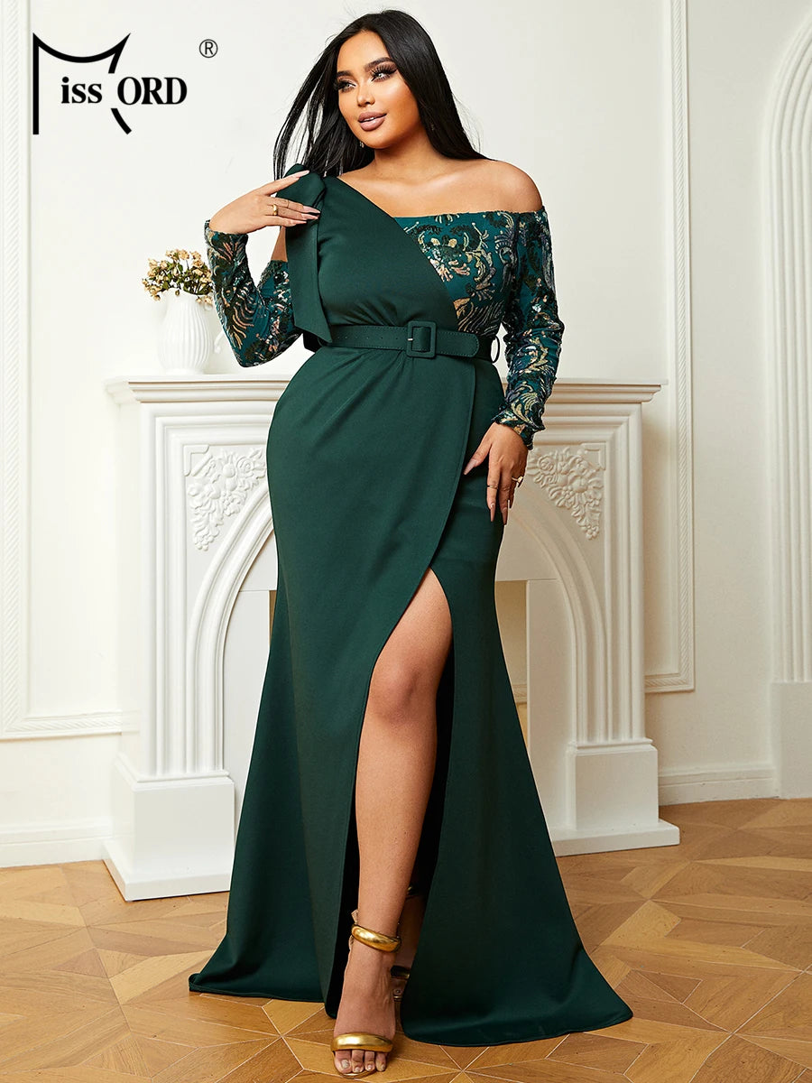 FZ Women's Plus Size Strapless Evening Dress