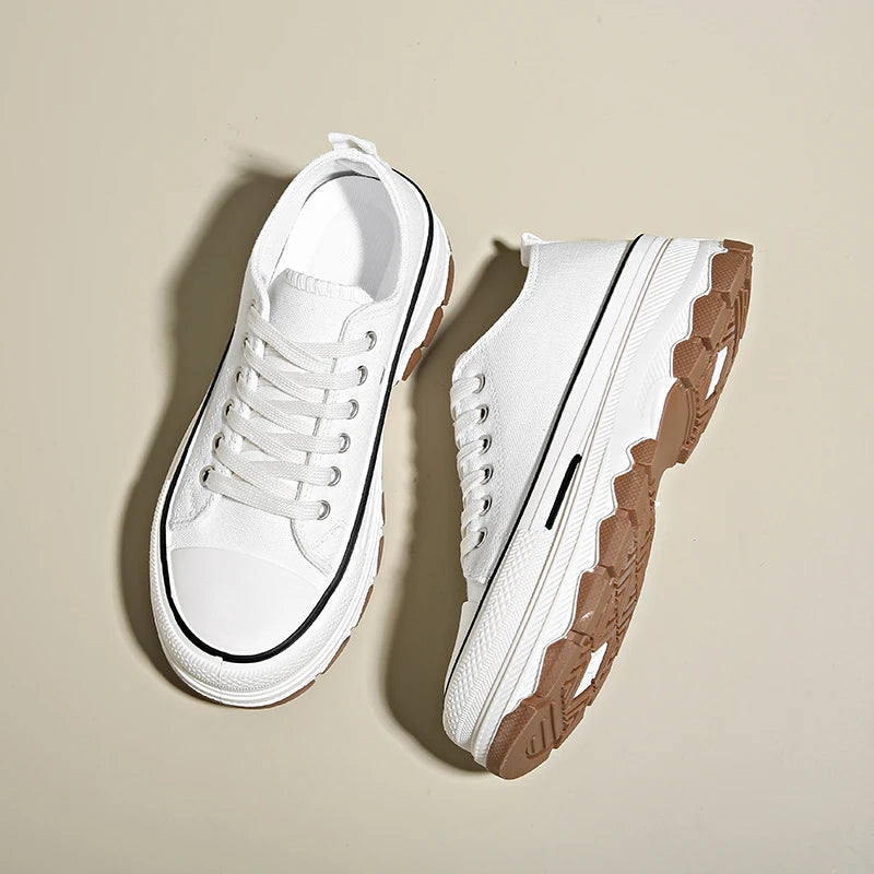 FZ Women's  Vulcanize Platform Canvas Shoes