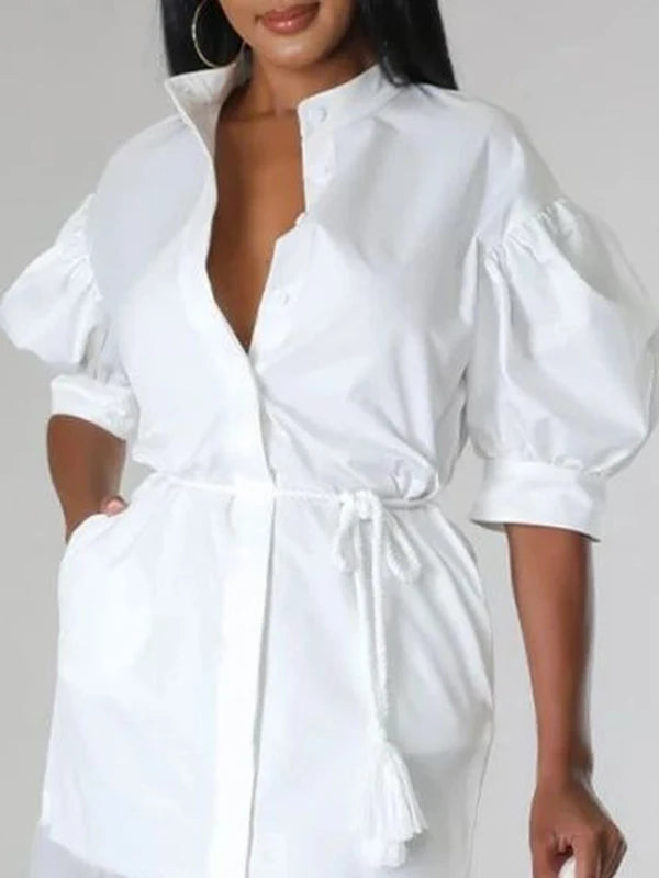 FZ Women's See-through Leg Patchwork Chic Maxi Dress