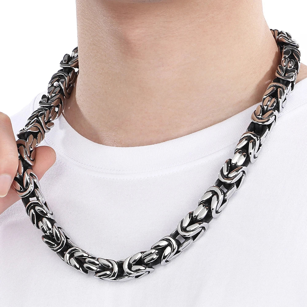 FZ Chain Link Stainless Steel Necklace