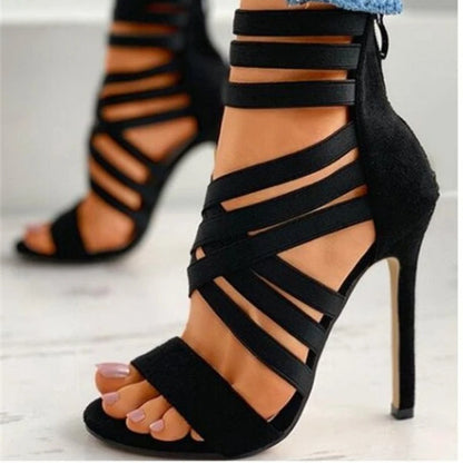 FZ Women's Sexy Open Toe Gladiator High Heels Shoes