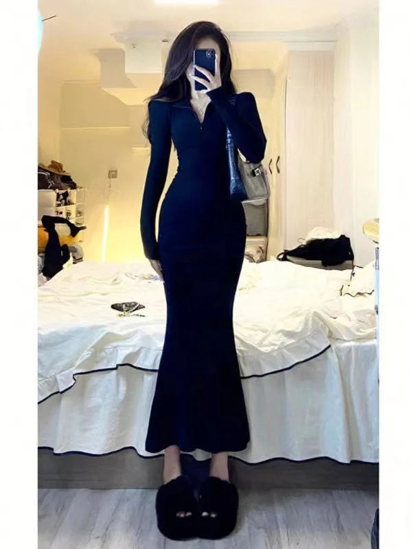 FZ Women's Pure Desire Style Slimming Wrap around Retro Dress