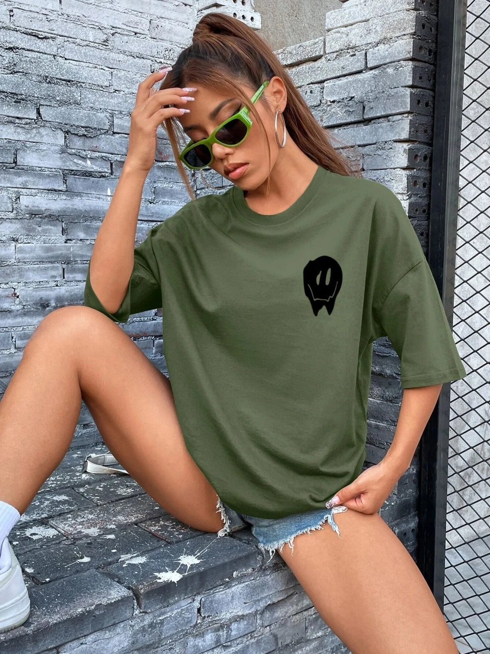 FZ Women's Don't Trip Over What's Behind You Fashion Street Oversized Tee - FZwear
