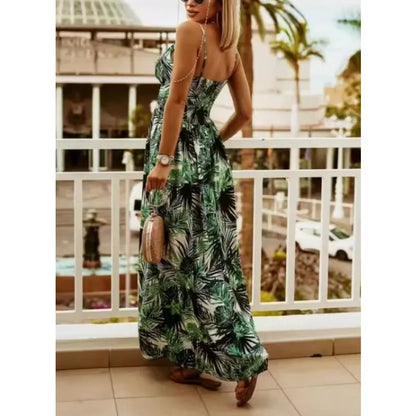 FZ Women's Camisole Bohemian Tropical Charm Sun Dress - FZwear