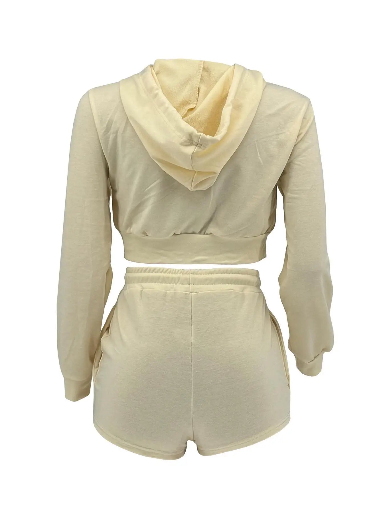 FZ Women's Long Sleeve Streetwear 2 Piece Shorts Suit