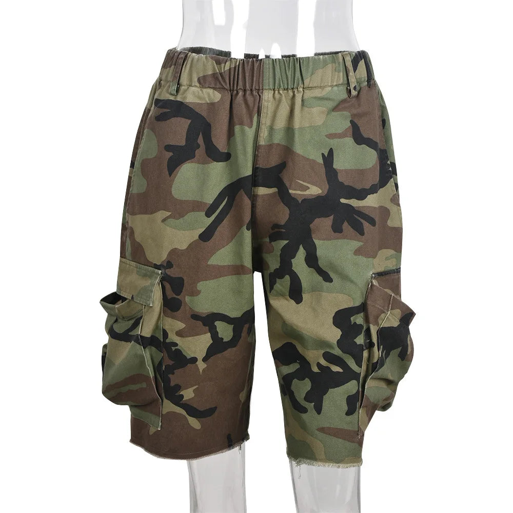 FZ Women's High Quality Camouflage Shorts