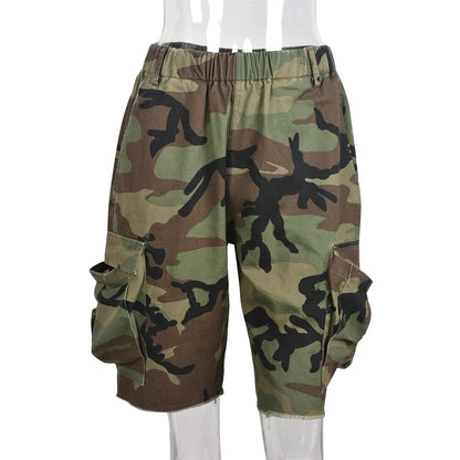 FZ Women's High Quality Camouflage Shorts