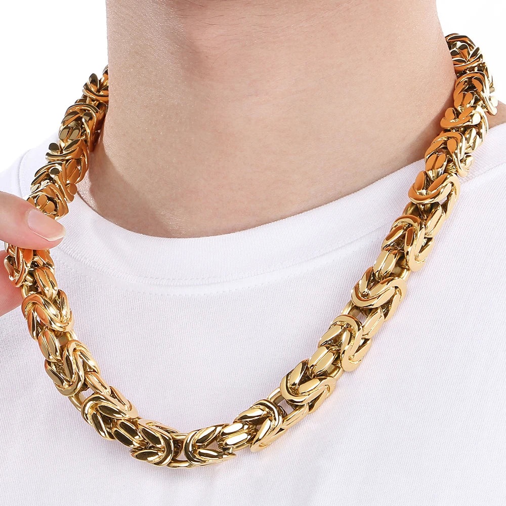 FZ Chain Link Stainless Steel Necklace