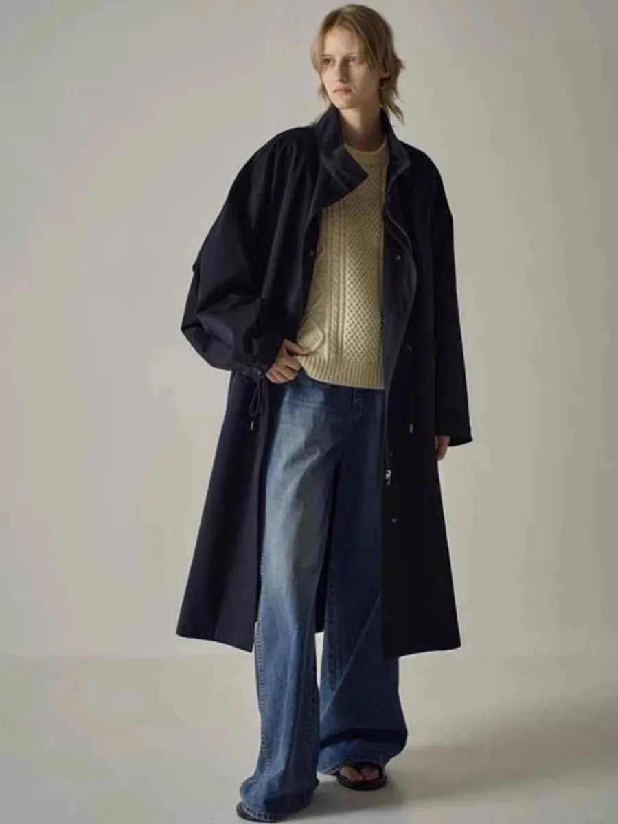 FZ Women's High-waisted Wide-leg  Y2k Denim Pants - FZwear