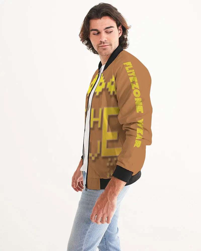 TAN FLITE Men's Bomber Jacket Kin Custom