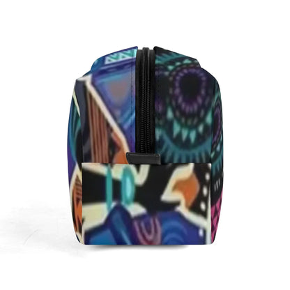 Travel PU Leather Toilettrie Bag Makeup Cosmetics Organizer popcustoms