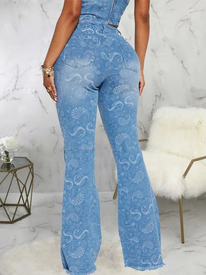 Trends Streetwear Blue Jeans Woman Korean Fashion Denim Y2k Vintage Clothes Women's Pants Straight Leg Jeans Woman High Waist FZwear