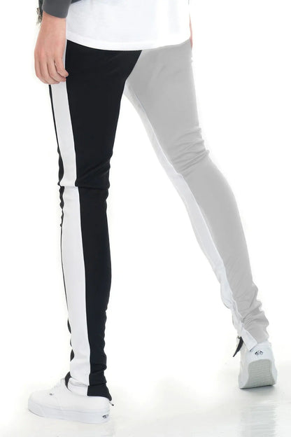 Two Tone Color Block Track Pant Jogger CCWHOLESALECLOTHING