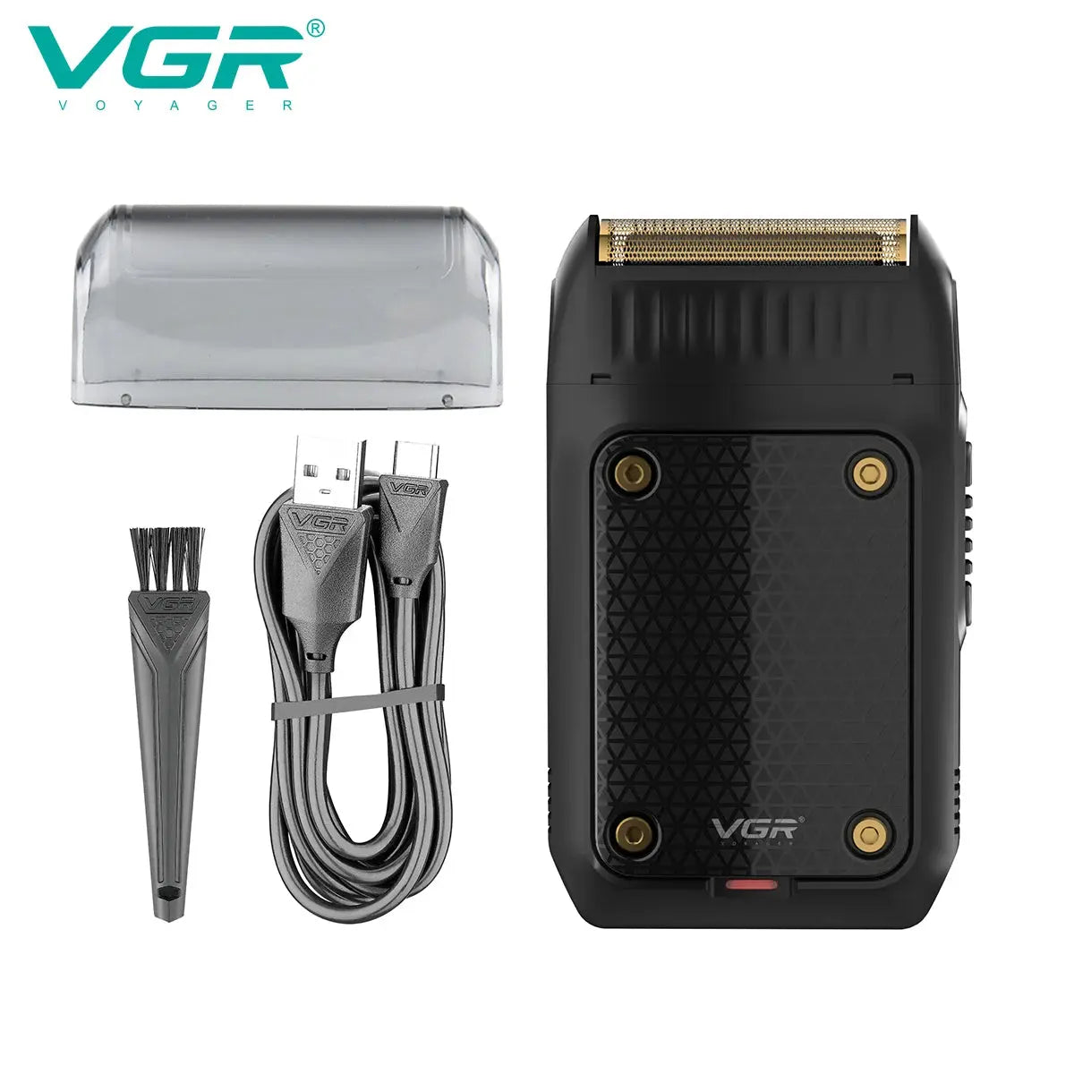 VGR Electric Razor Professional Shaver Portable Shaving Machine Mini Beard Trimmer Razor Reciprocating Shaver for Men V-353 FZwear