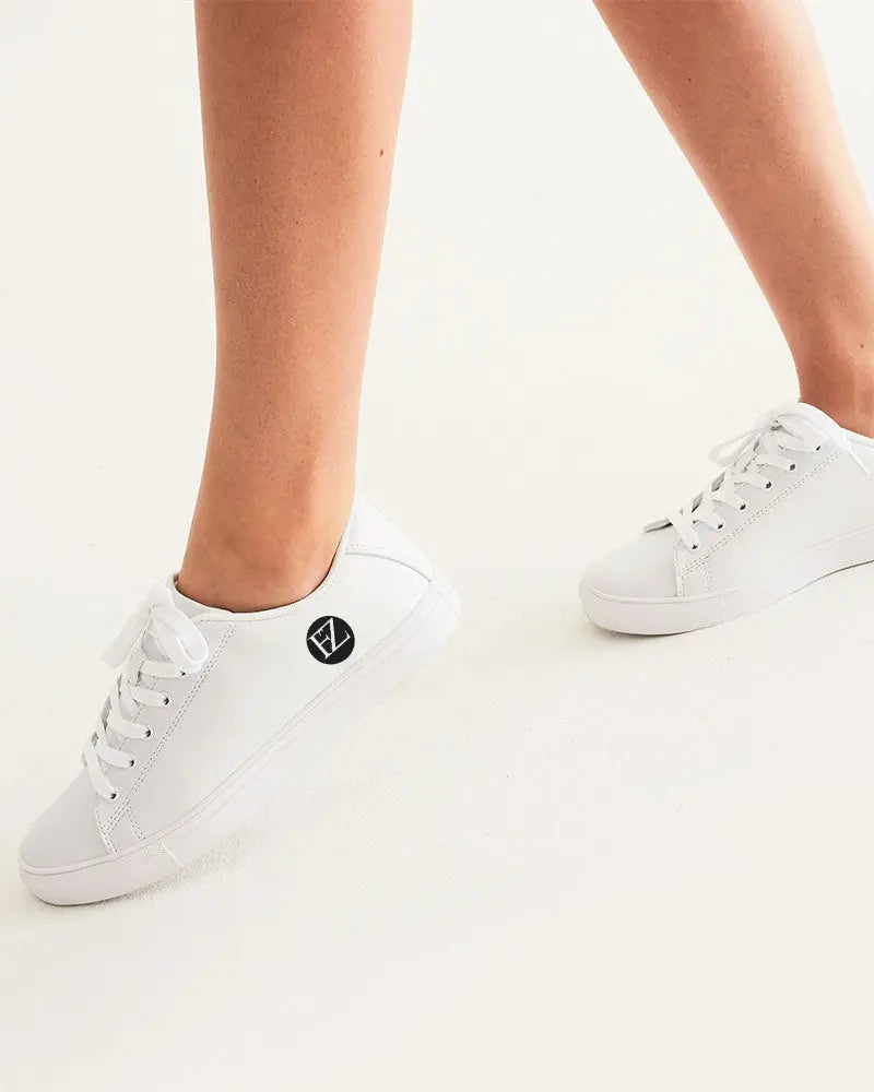 WHITE ZONE UPGRADED Women's Faux-Leather Sneaker Kin Custom
