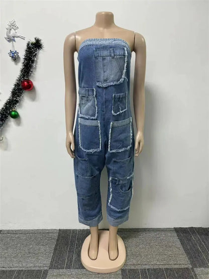 Wmstar Women's Jumpsuits One Piece Outfits Solid Casual Off Shoulder Summer Sexy Playsuits Overalls Wholesale Dropshipping 2024 FZwear