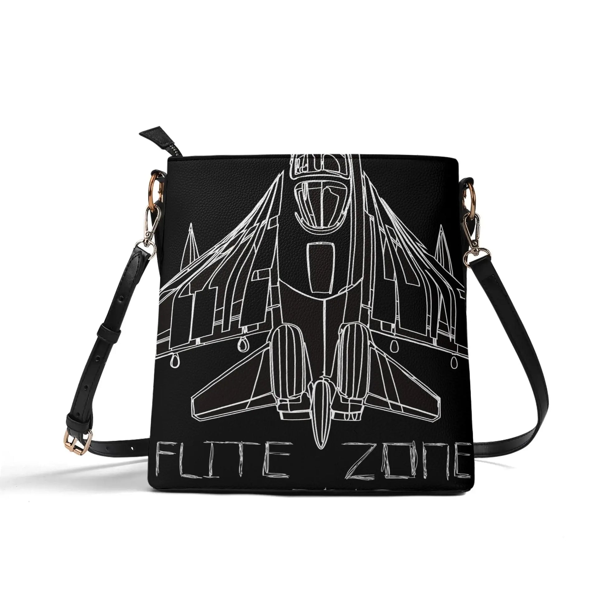 Womens PU Bucket Bag Shoulder Bag popcustoms