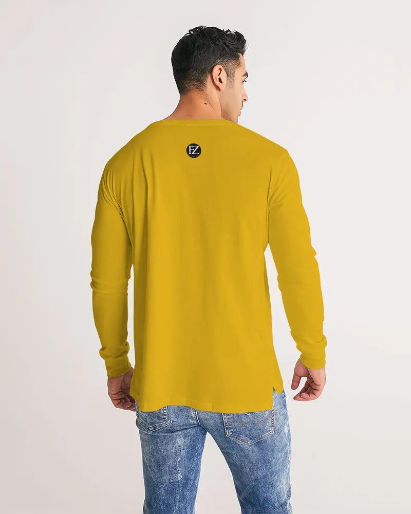 YELLOW ZONE Men's Long Sleeve Tee Kin Custom