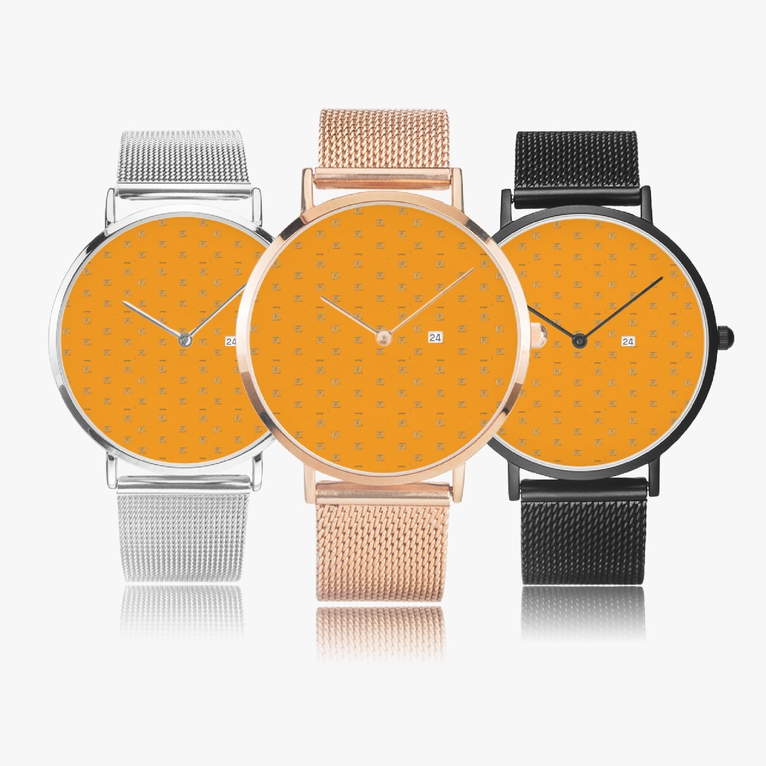 FZ Unisex Stainless Steel Perpetual Calendar Quartz Watch - FZwear