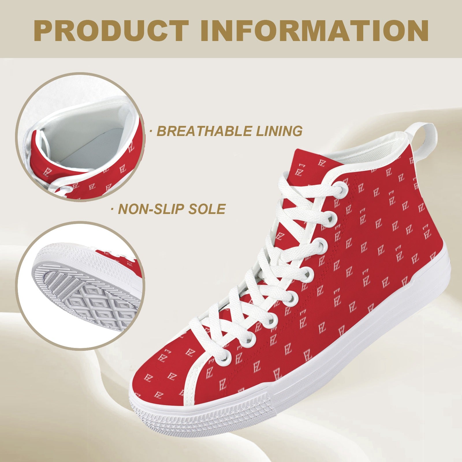 FZ Men's New Vancouver High Top Canvas Shoes