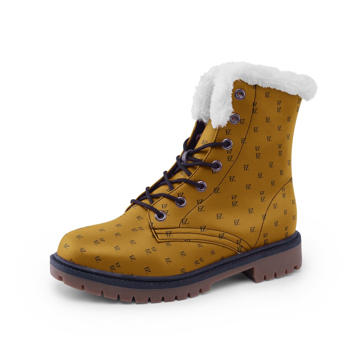 FZ Unisex Lace Up Winter Fashion Comfort Chukka Boots