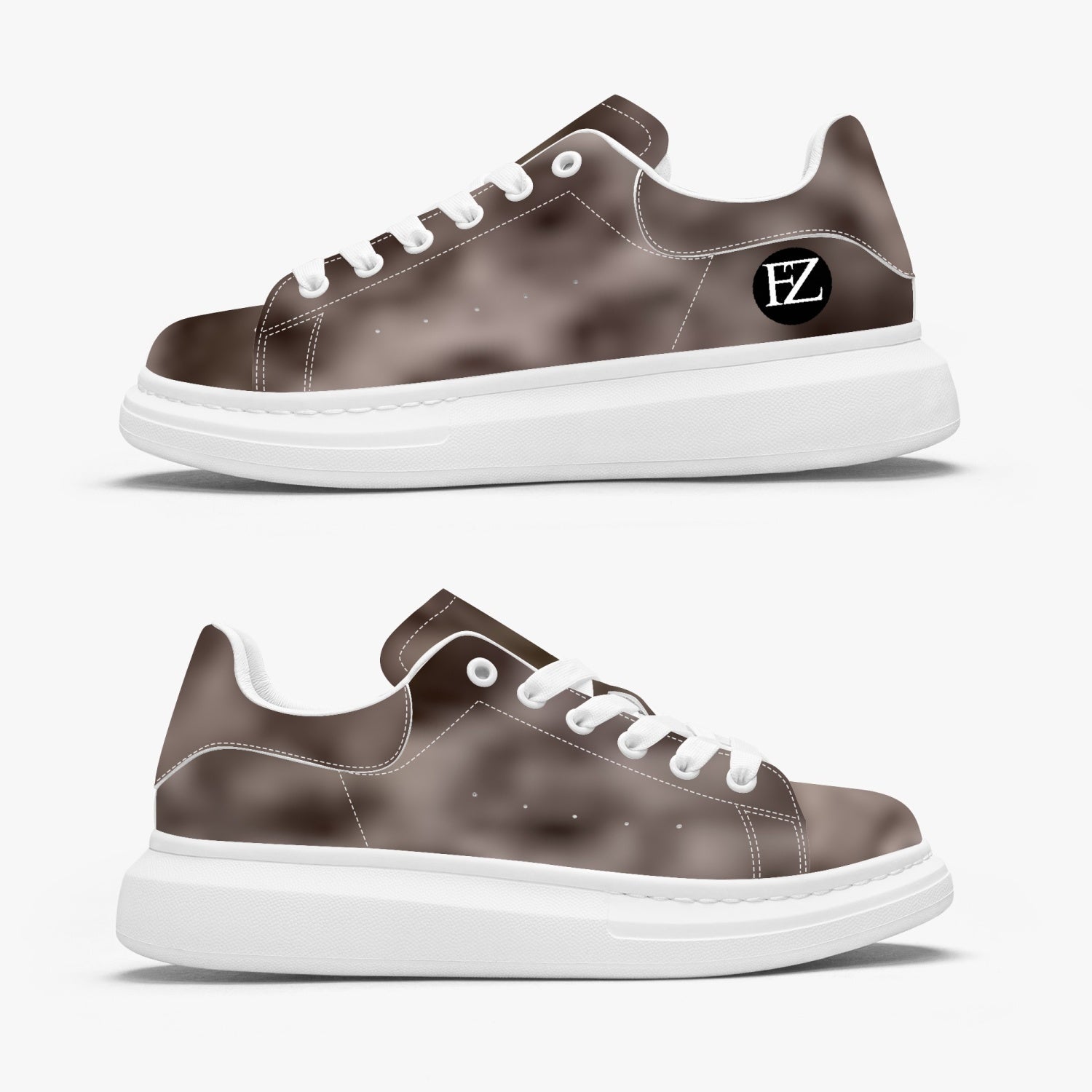 FZ Unisex Leather Chunky Sneakers - FZwear