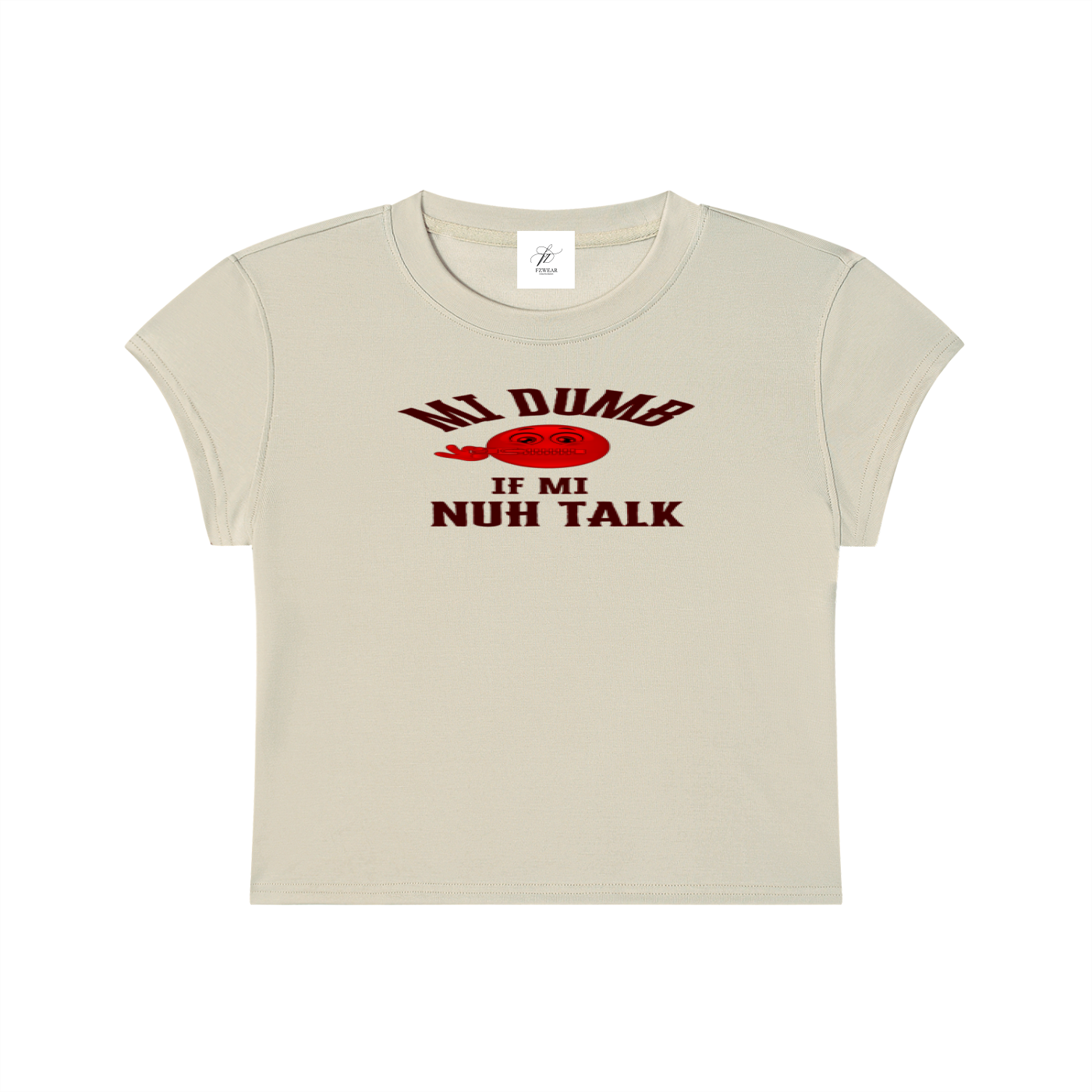 FZ Women's Slim-Fit Cropped Tee