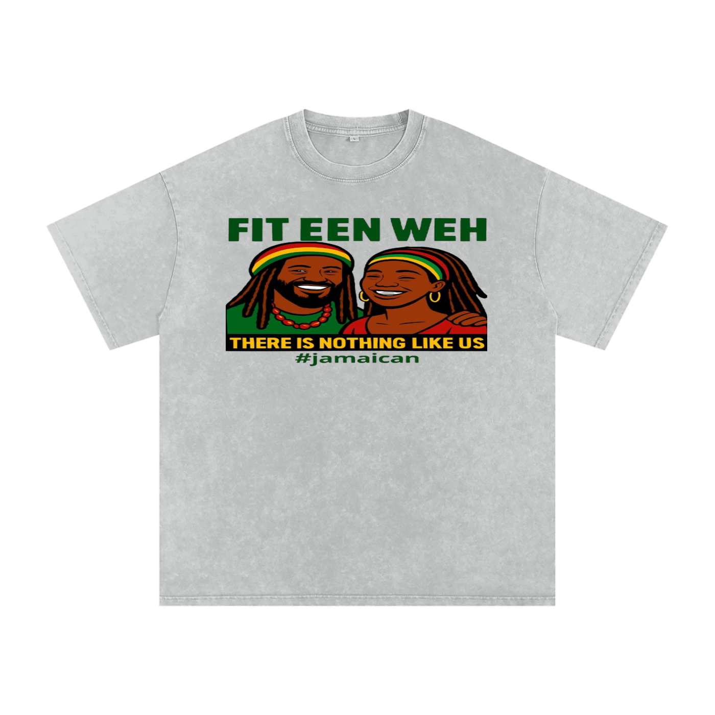 FZ Unisex Snow Washed Oversized Cotton Tee
