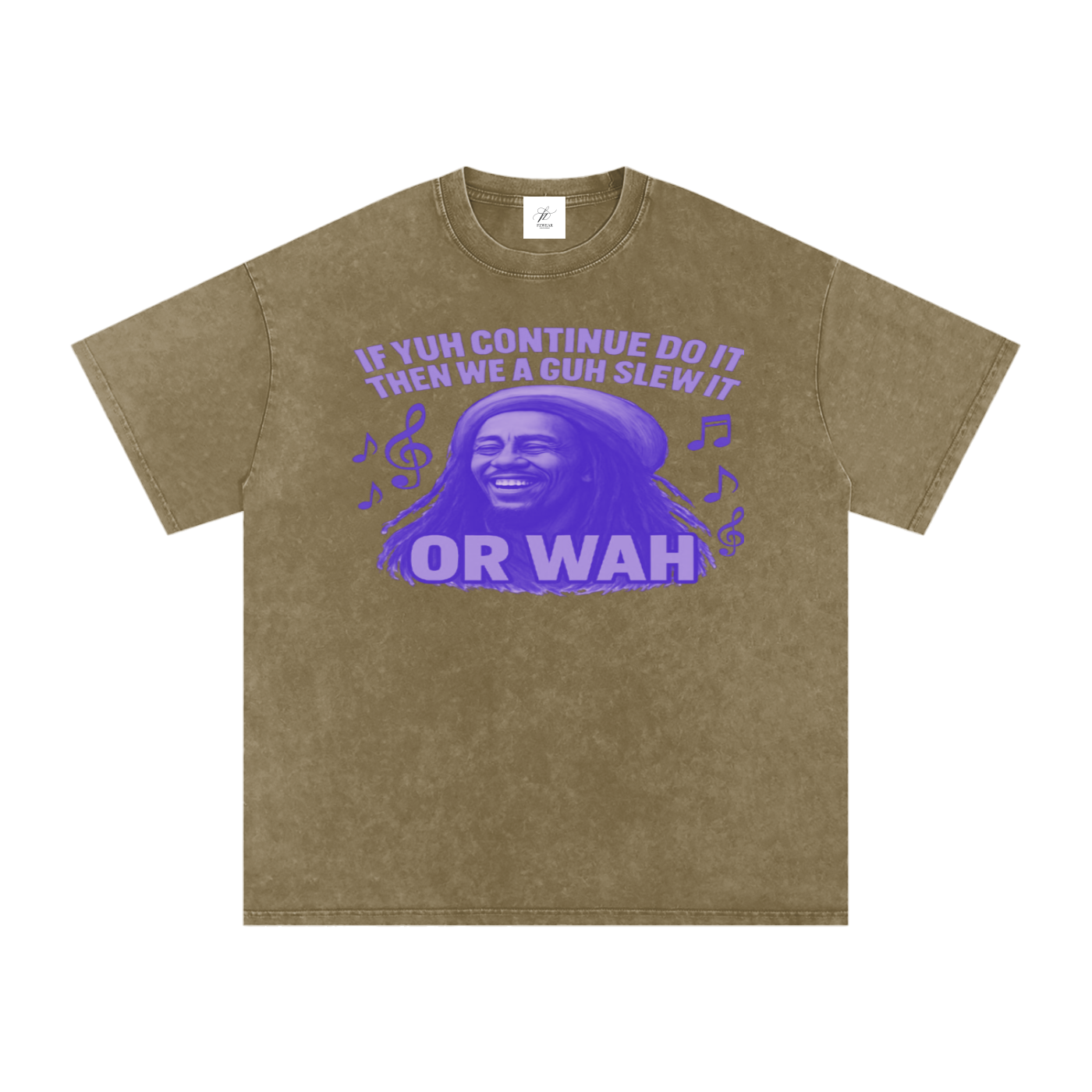FZ Unisex Acid Wash Oversize Tee