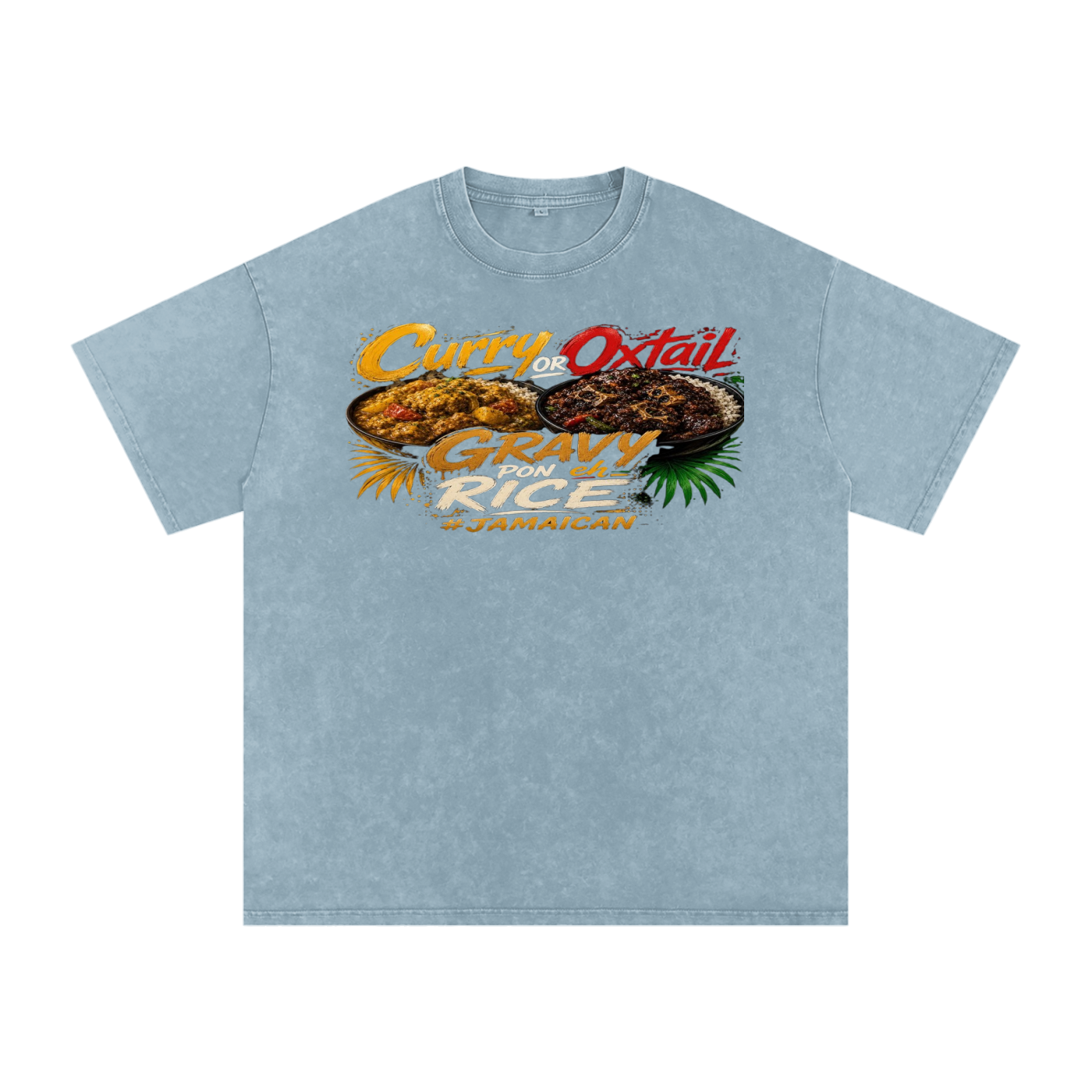 FZ Unisex Snow Washed Oversized Cotton Tee