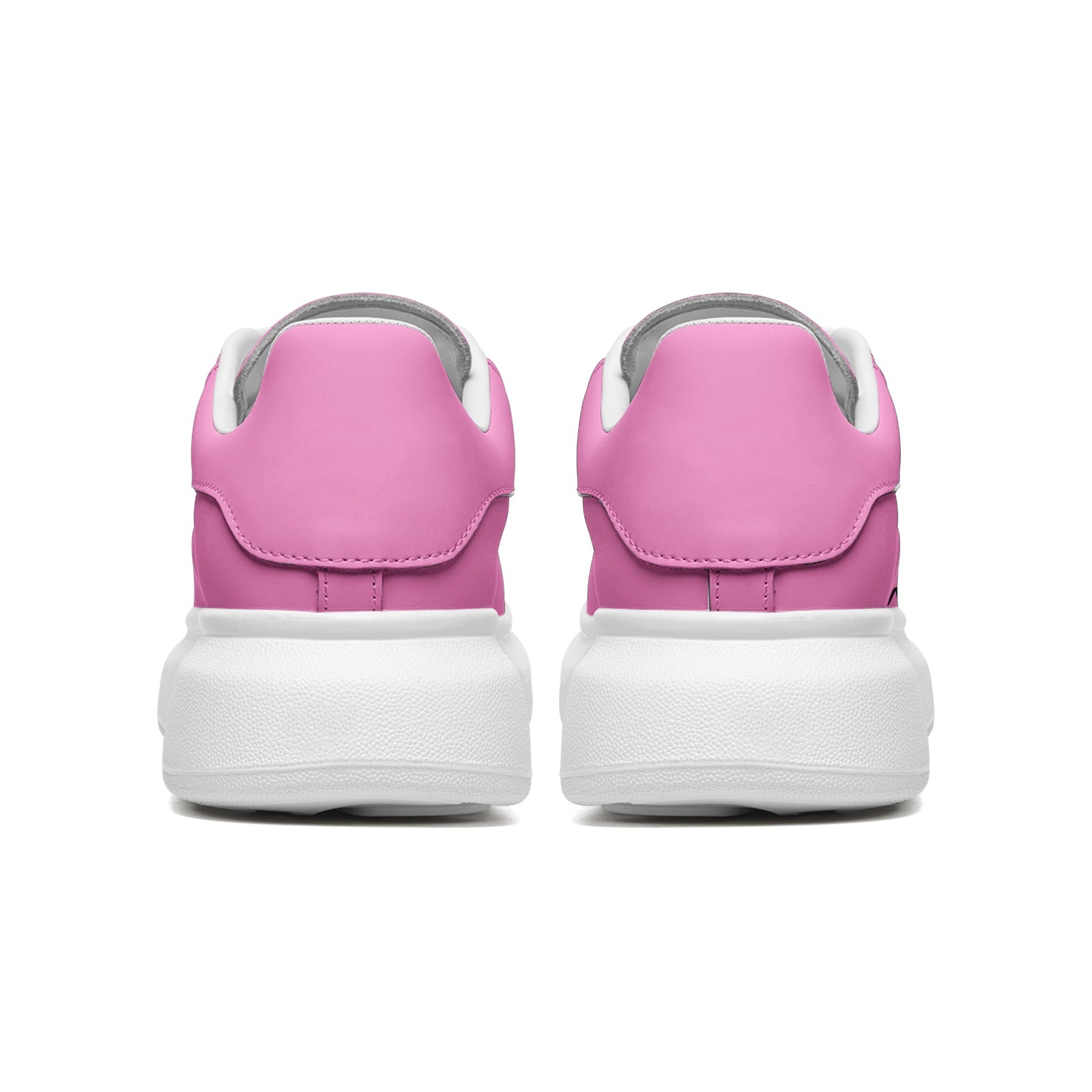 FZ Unisex Non Slip Lace Up Faux Leather Sneakers