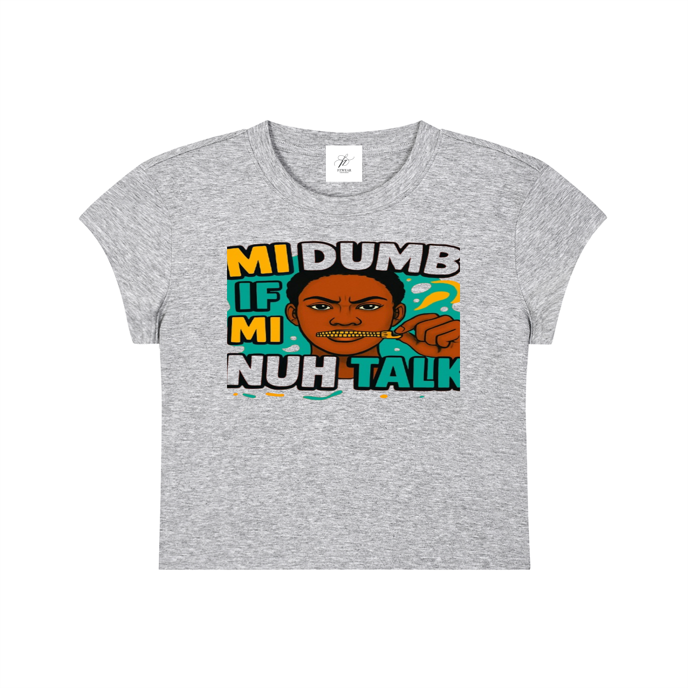 FZ Women's Slim-Fit Cropped Tee