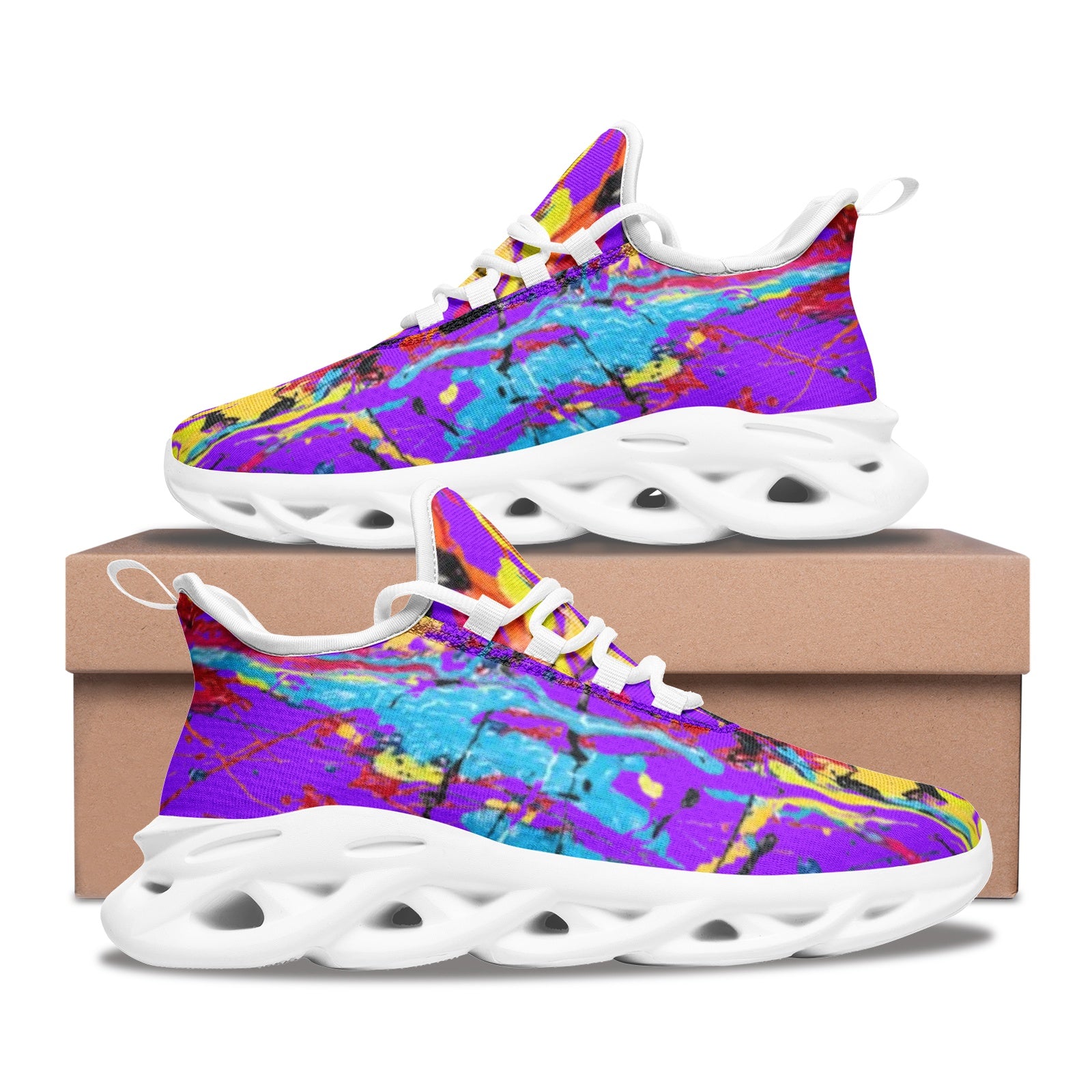 FZ Unisex LP Bounce Mesh Knit Sneakers