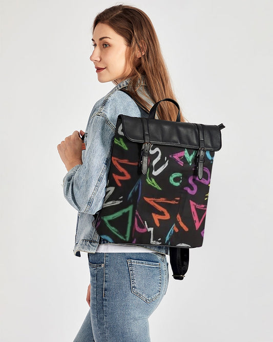 FZ AFRICAN ALPHA PRINT Casual Flap Backpack