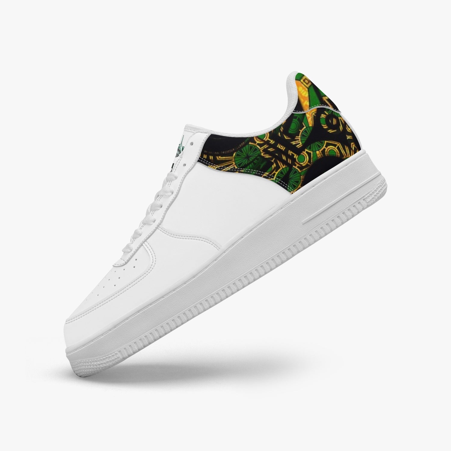FZ Unisex African Print  Low-Top Leather Sports Sneakers - FZwear