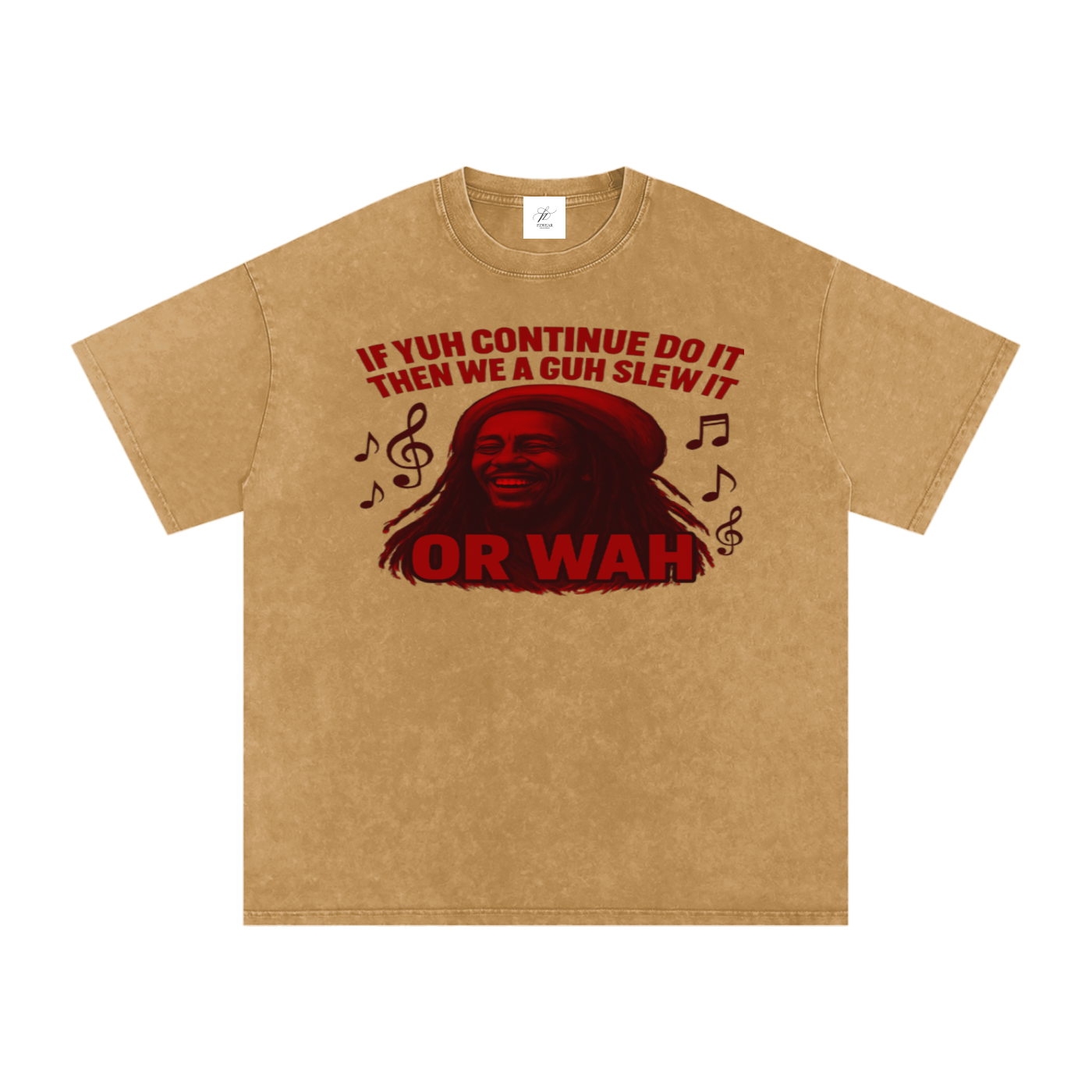 FZ Unisex Acid Wash Oversize Tee