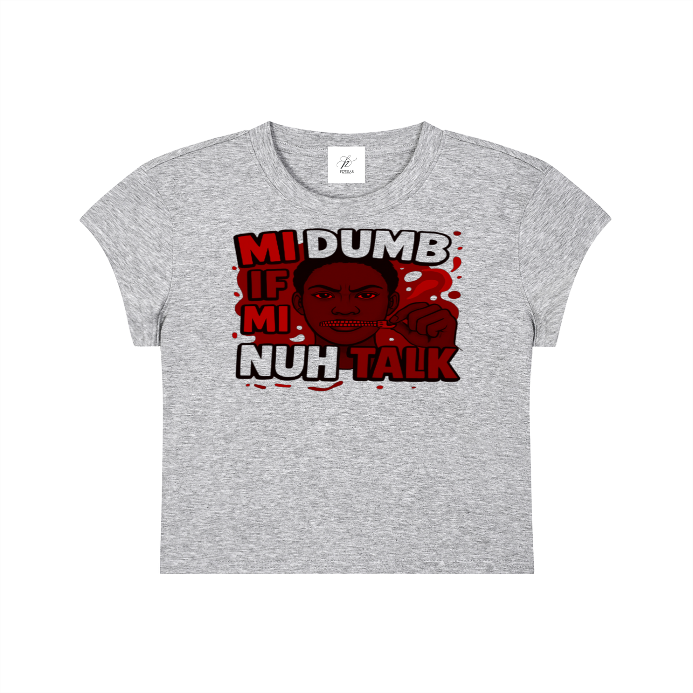 FZ Women's Slim-Fit Cropped Tee