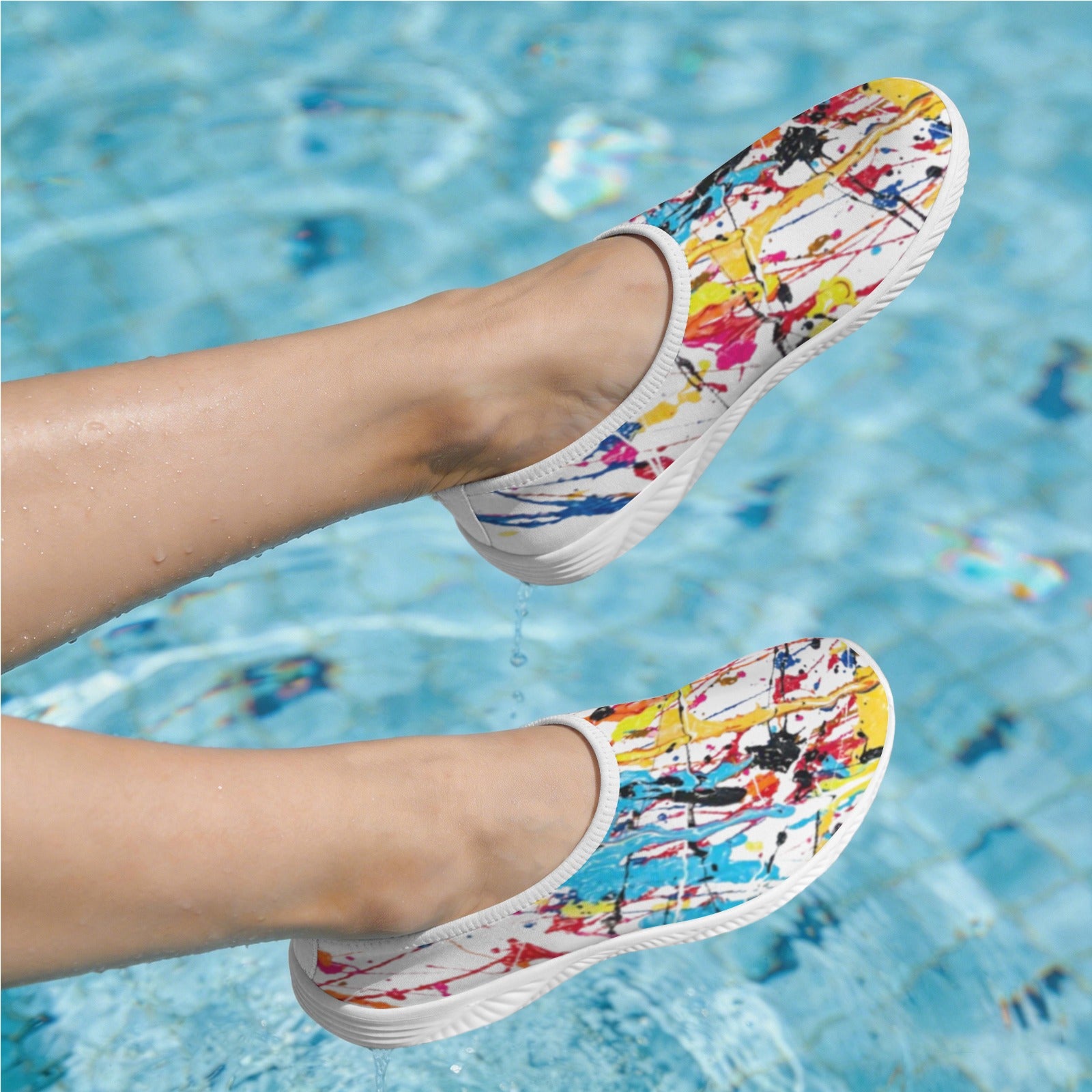 FZ Women's Painted Slip-On Shoes