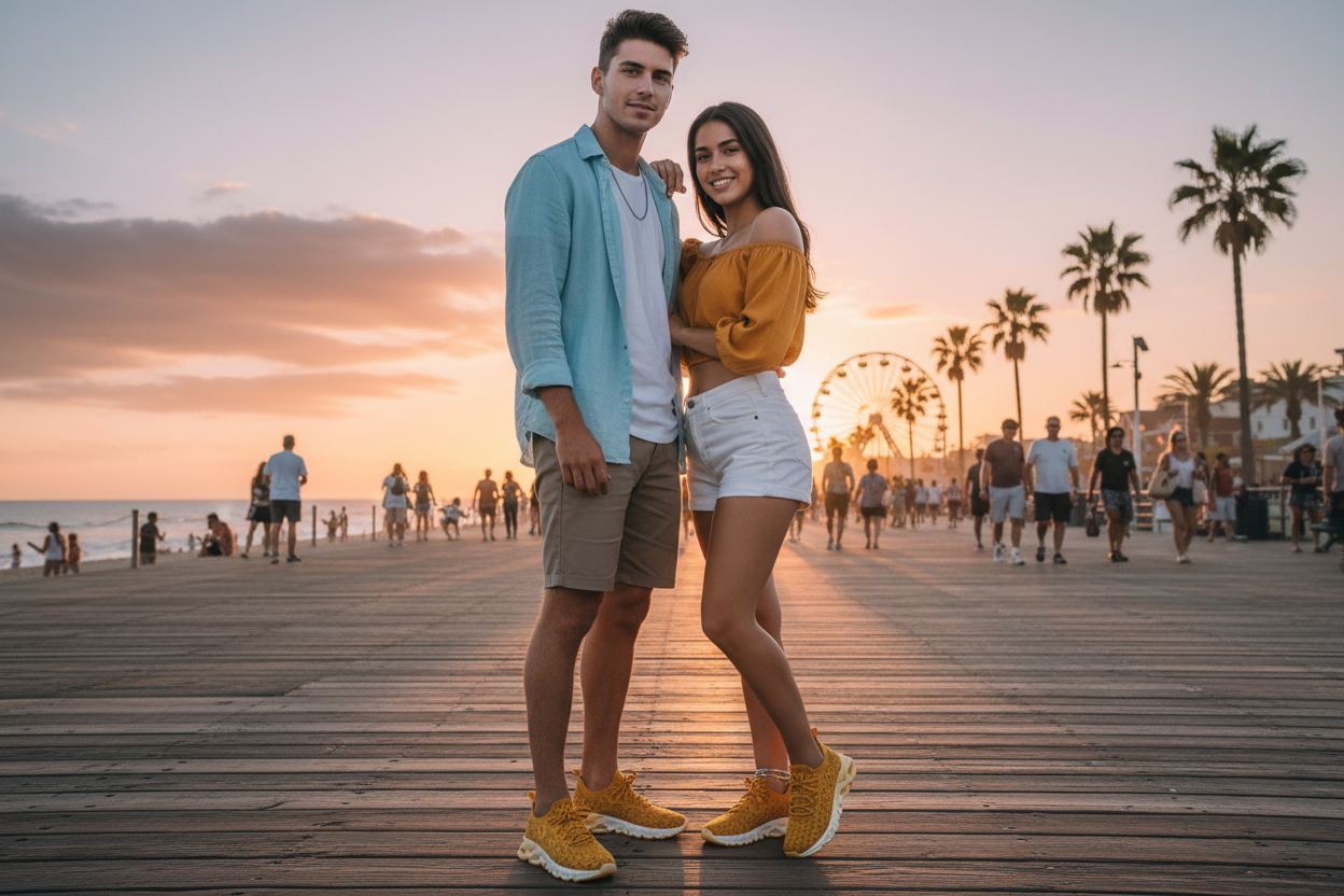 Beach Boardwalk Lifestyle